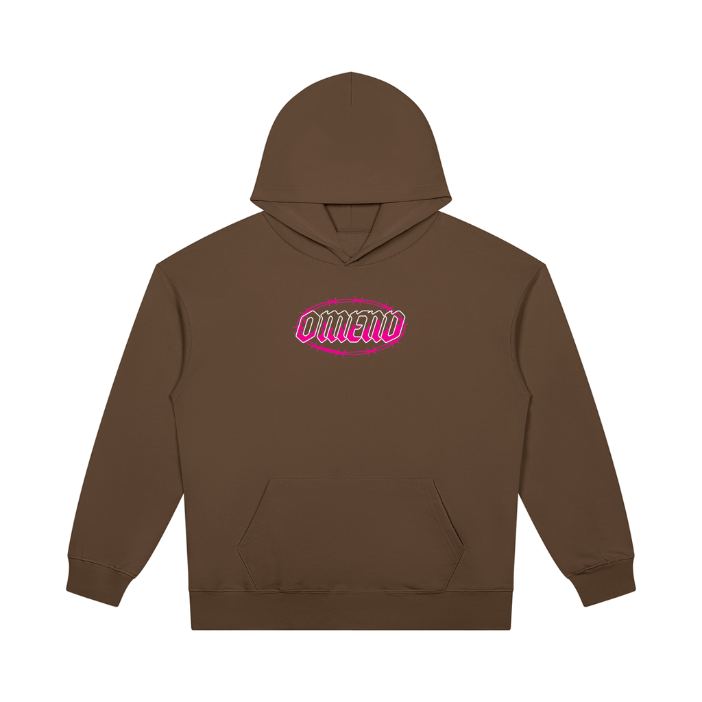 BARBED BROWN HOODIE