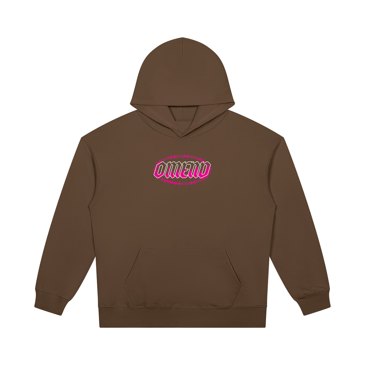 BARBED BROWN HOODIE